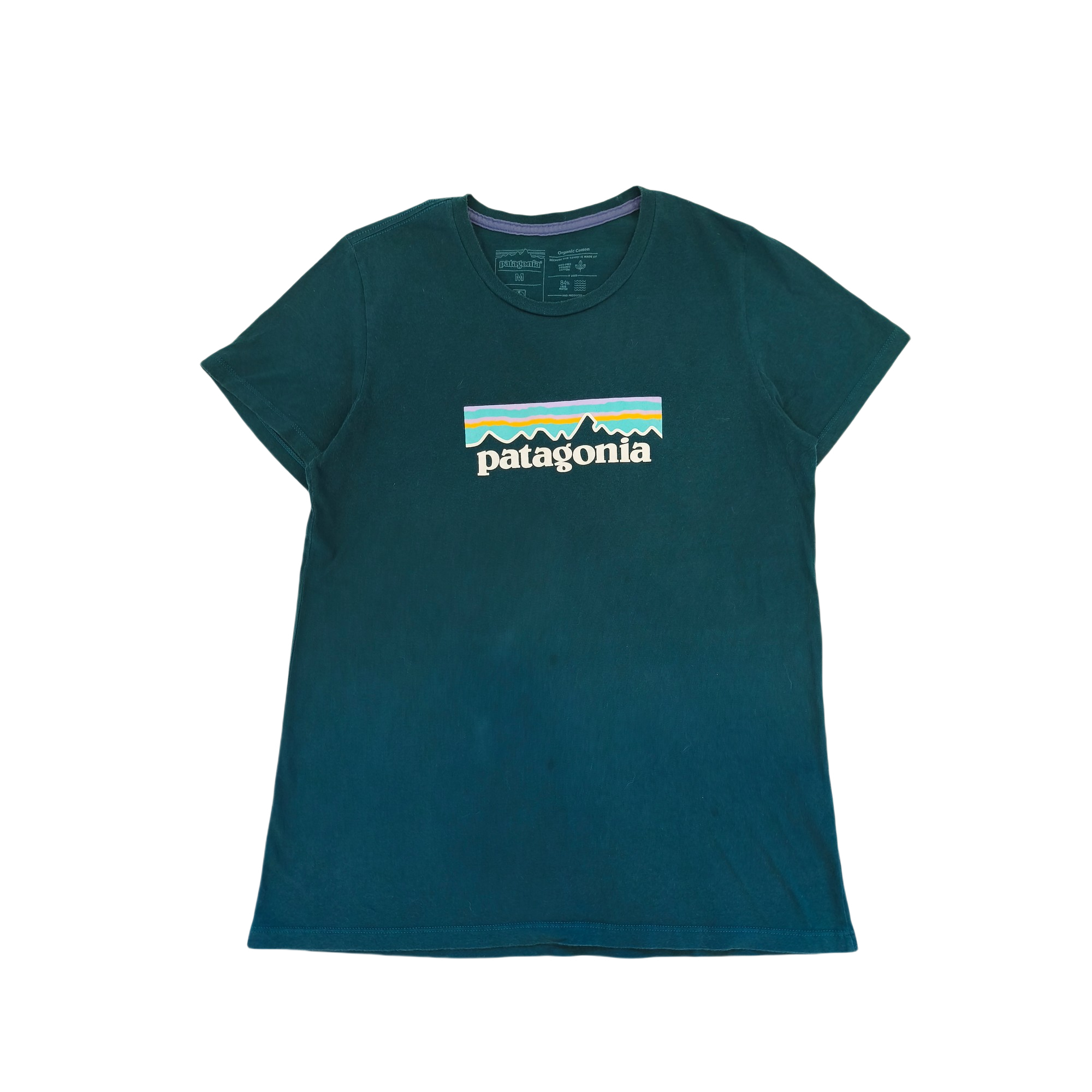 Polera Mujer Pastel P-6 Logo Organic Crew Polera- Usado