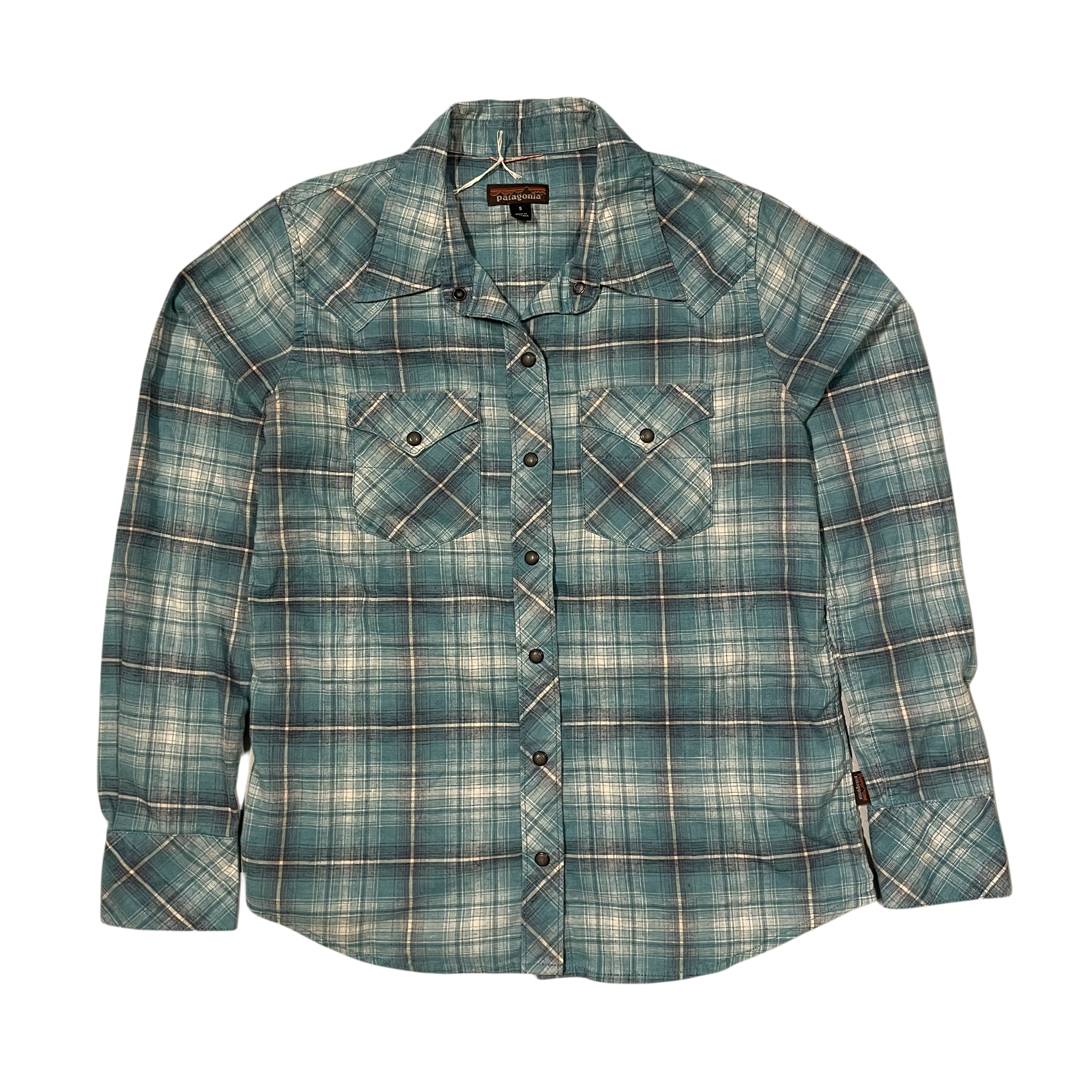 Camisa Mujer Manga Larga Western Snap Shirt- Usado