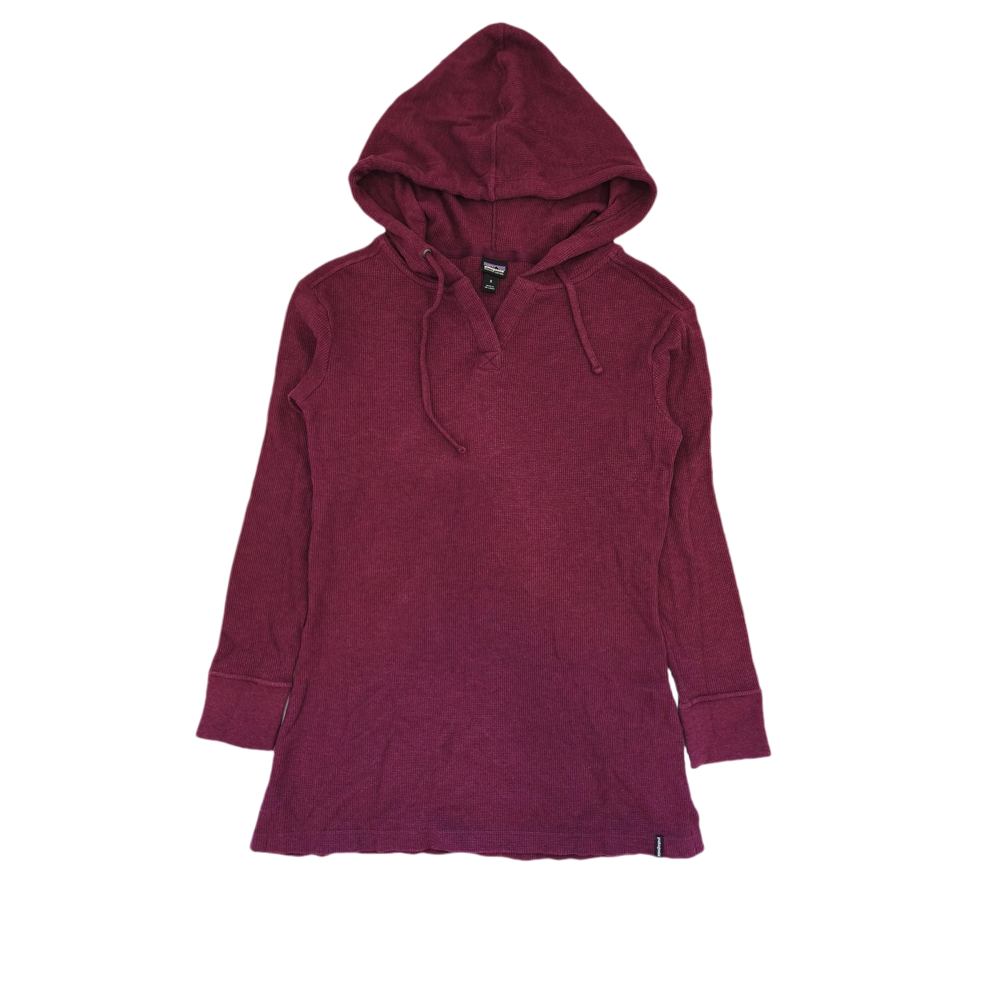 Polerón Mujer Hooded Waffle Tunic- Usado